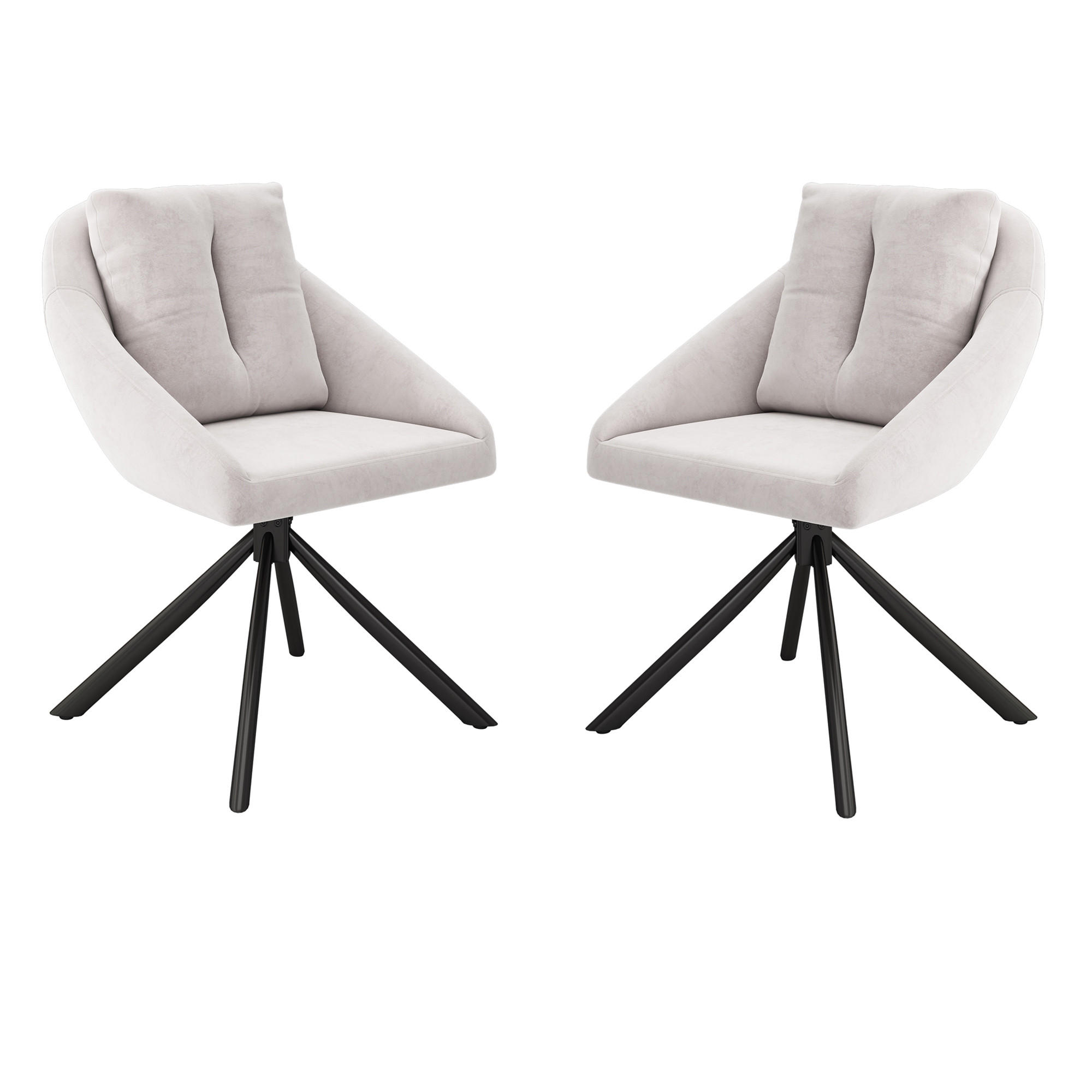 ESSZIMMERSTUHL-SET 2er-set Beige 65/59/79 cm - Beige, Holzwerkstoff/Textil (59/79/65cm) - Urban Meuble