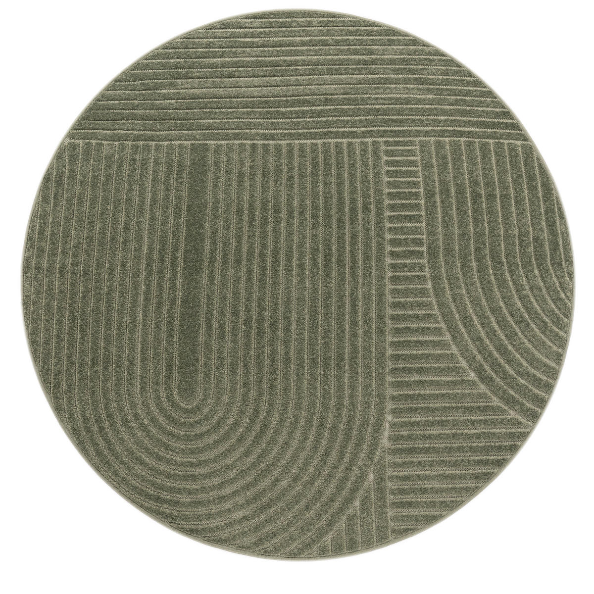 OUTDOORTEPPICH 200/200 cm Cotton 240 - Grün, Textil (200/200cm) - Paco Home