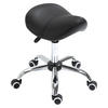 ARBEITSHOCKER Drehstuhl Drehhocker Rollhocker Sattelhocker Hocker Schwarz - Schwarz, Kunststoff (53/49/52cm) - HOMCOM