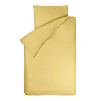 BINK Bettwäsche Bo uni senfgelb 135 x 200 - Gelb, Textil (135/200cm) - Bink Bedding