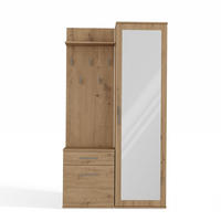 ŠATNÍK moderní se zrcadlem Skříň Duo Artisan 100/180/35 - dub artisan, kompozitní dřevo (100/180/35cm) - RAUMHIRSCH FURNITURE