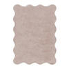 HOCHFLORTEPPICH Waschbar Make Up Mellow 160/230 cm - Rosa, Kunststoff/Textil (160/230cm) - Atticgo