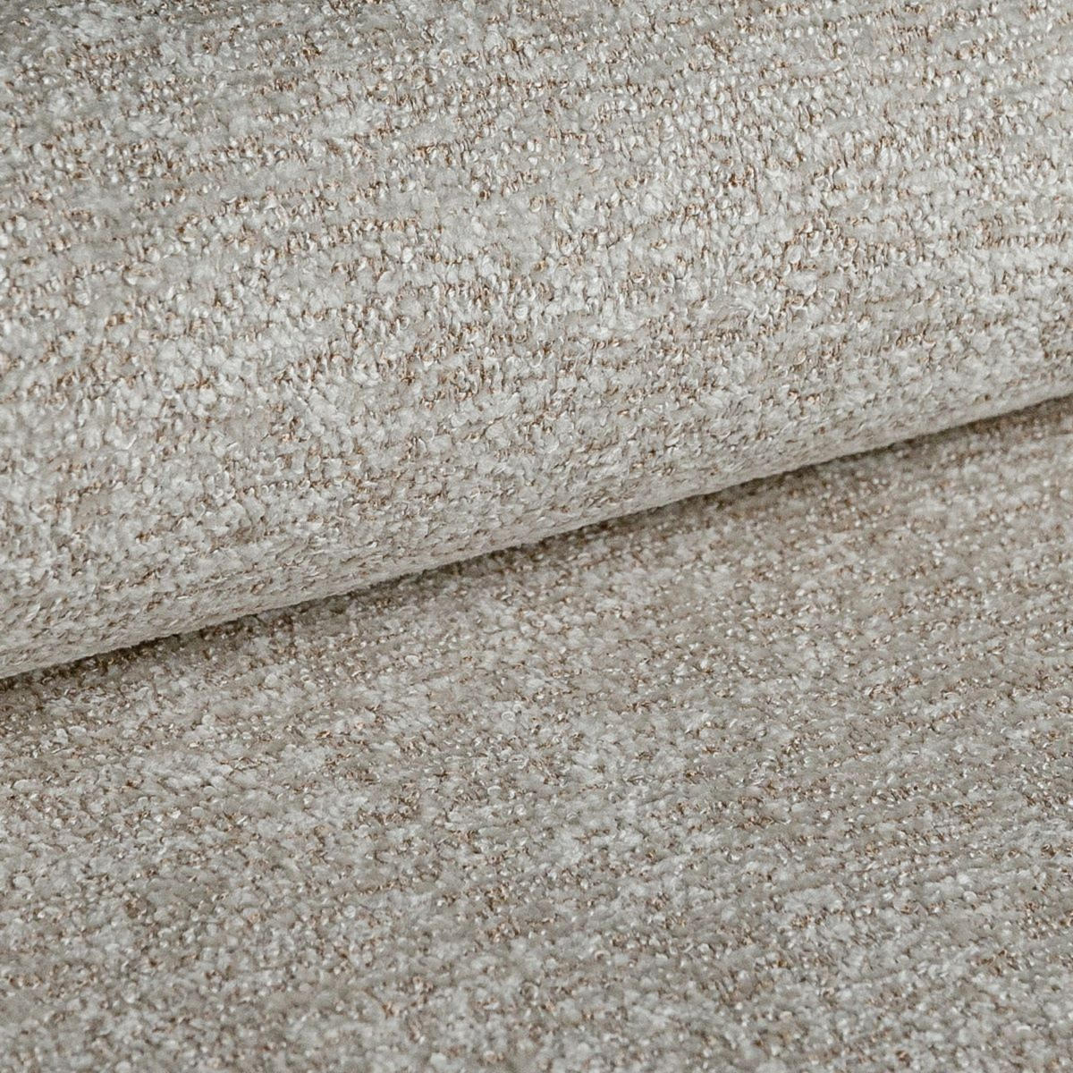 BOXSPRINGBETT BOHO 140x200 cm, Hellbeige Bouclé Toro, inkl. Bettkasten & Topper - Beige, Textil (140/200cm) - Excellent Home