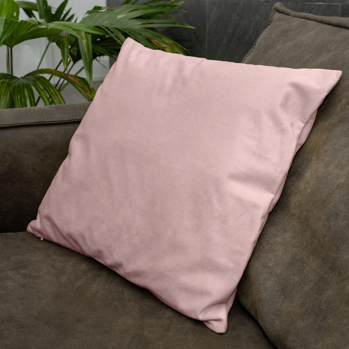 KISSENHÜLLEN-SET (2-tlg.) 40/40 cm (Rosa) - Rosa, Textil (40/40cm) - Intirilife
