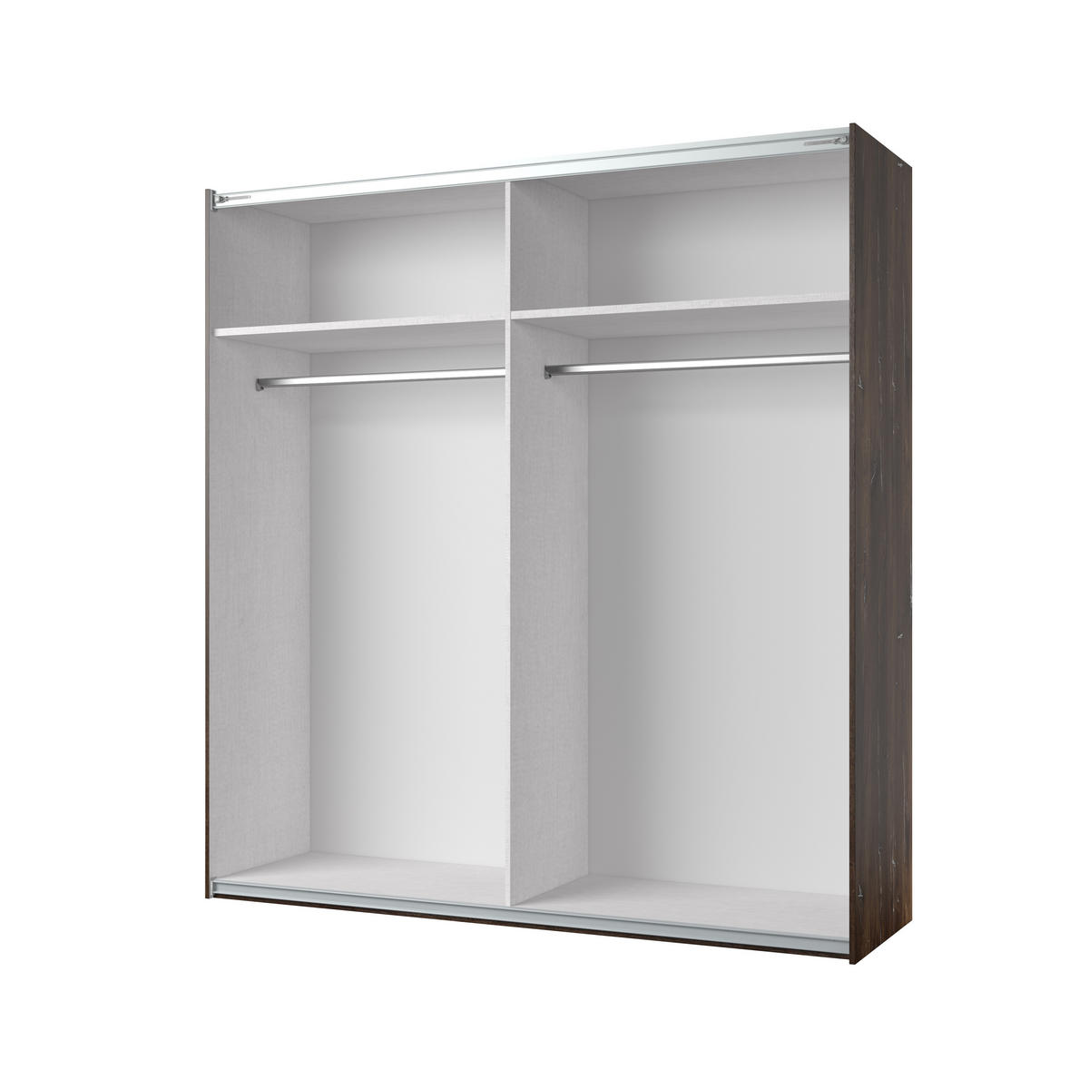 SCHWEBETÜRENSCHRANK SIGNORA 200/213/64 cm 2-türig mit Spiegel Multicolor - Multicolor, Holzwerkstoff (200/213/64cm) - MASSENO