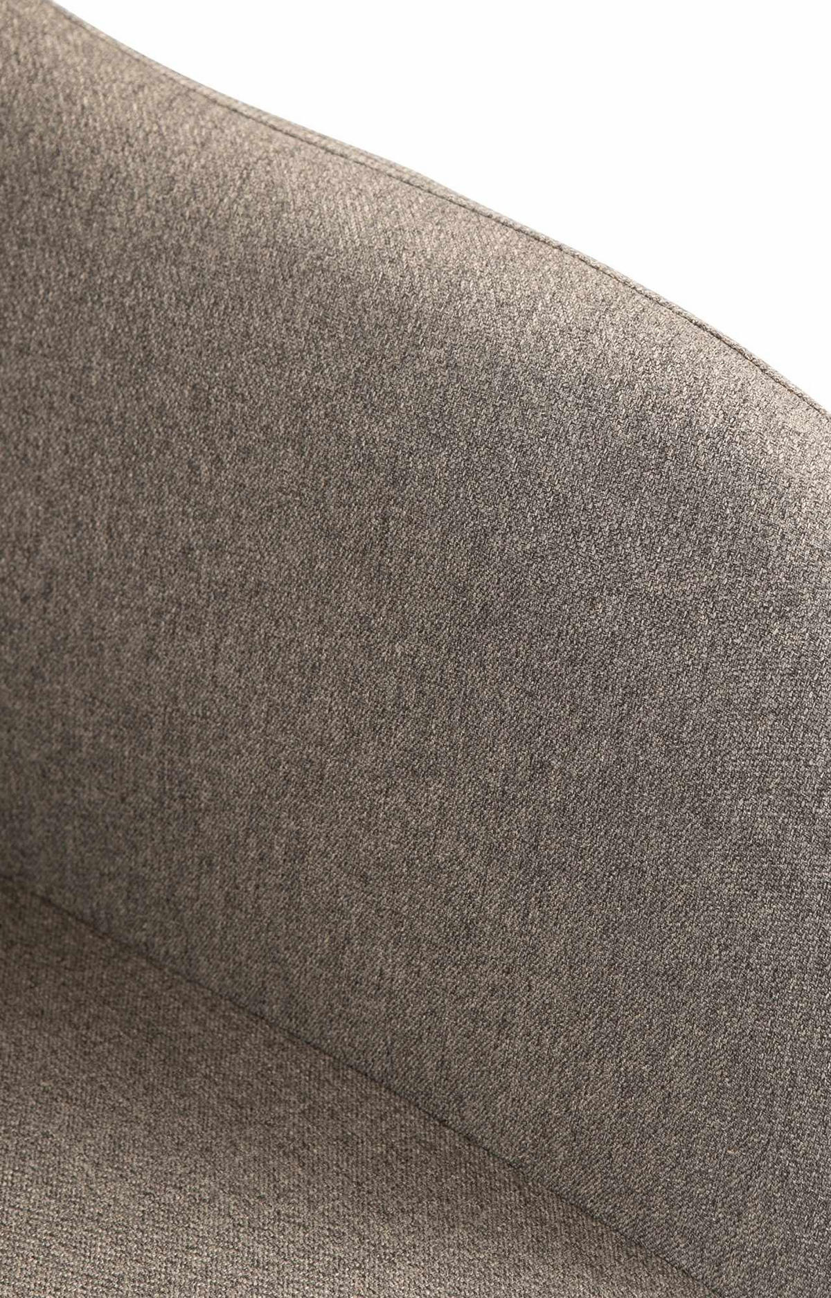 BARHOCKER Stoff taupe - Taupe/Chromfarben, Textil (57/97/59cm) - CLP