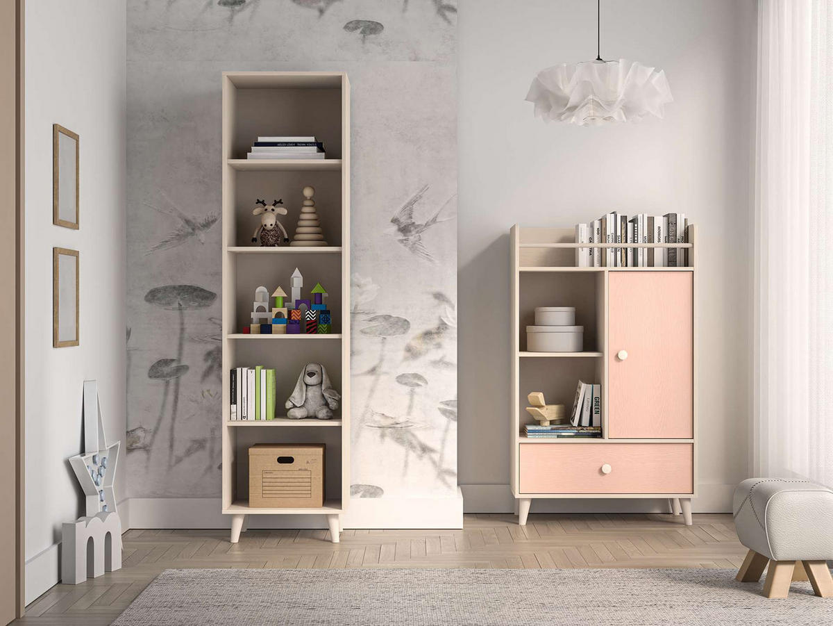STANDREGAL – 50 cm – Mevel – Beige - Beige, Holzwerkstoff (50/190/40cm) - hi-markt