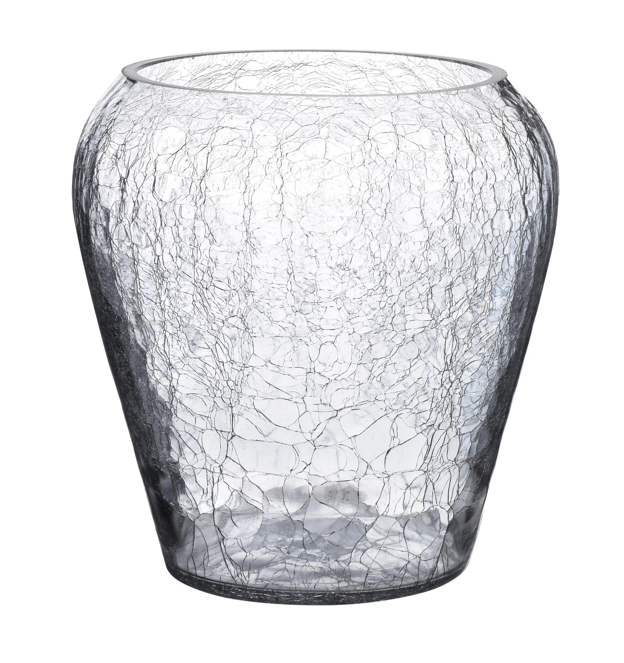 VASE Serenite Transparent 22/22/25 cm Glas - Transparent, Glas (25cm) - Mondex