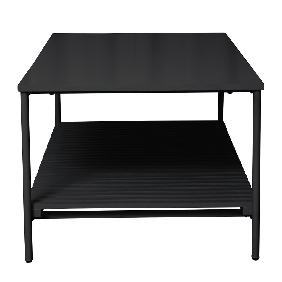 COUCHTISCH AMAL rechteckig schwarz - Schwarz, Holz (60/110/45cm) - SVITA