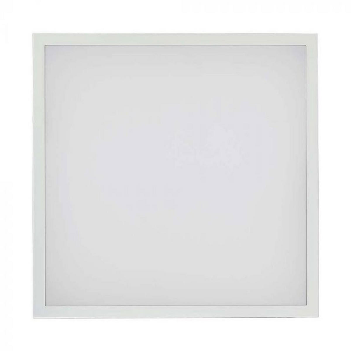 LED DECKENLEUCHTE Kunststoff Weiß - Weiß, Kunststoff (59.5/59.5/3cm)