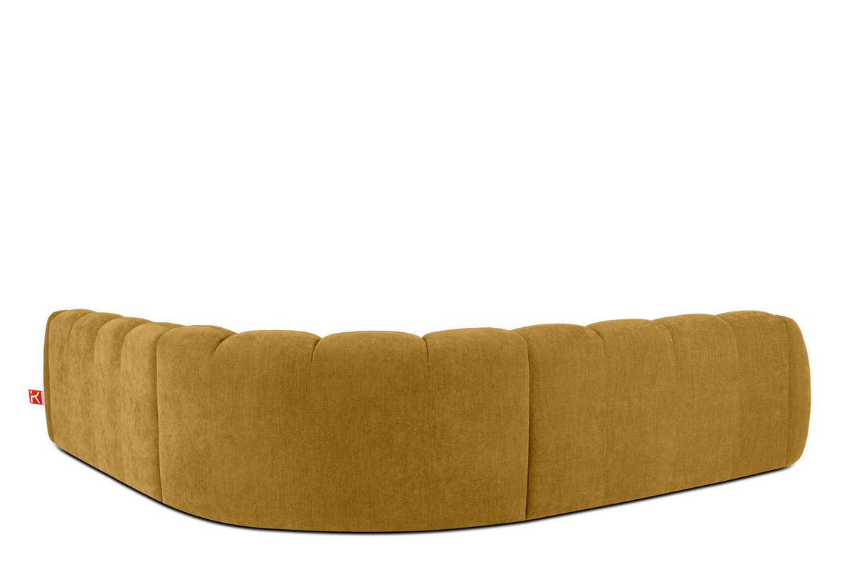 ECKSOFA RECHTS/LINKS FLAVA, Honigfarben - Honig, Holz/Holzwerkstoff (310/310cm) - KONSIMO®