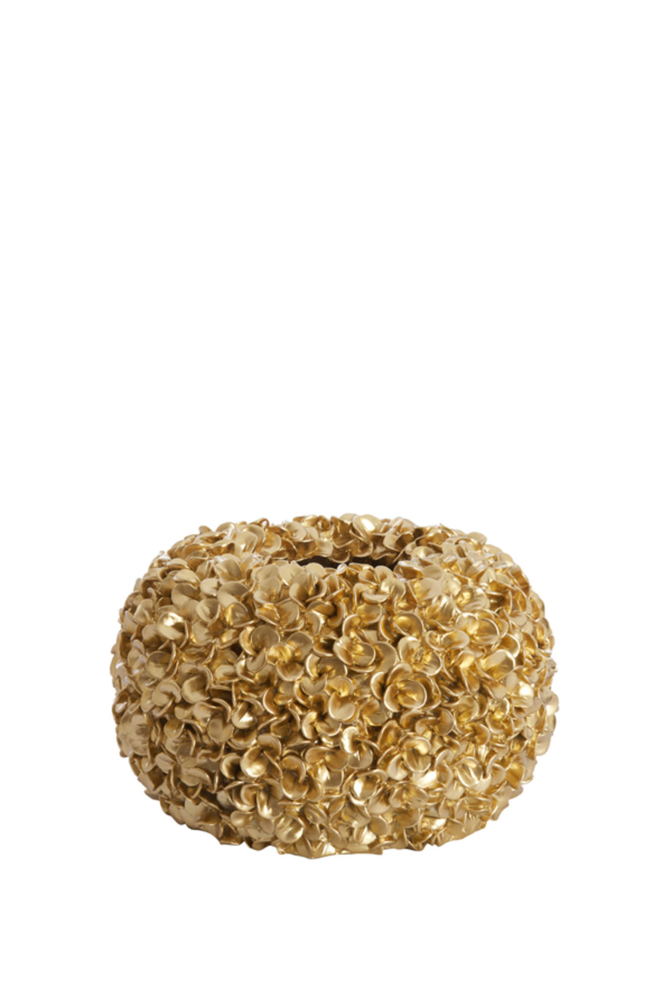 VASE Phylia Gold Ø38/23 cm - Goldfarben, Kunststoff (23cm) - Light & Living