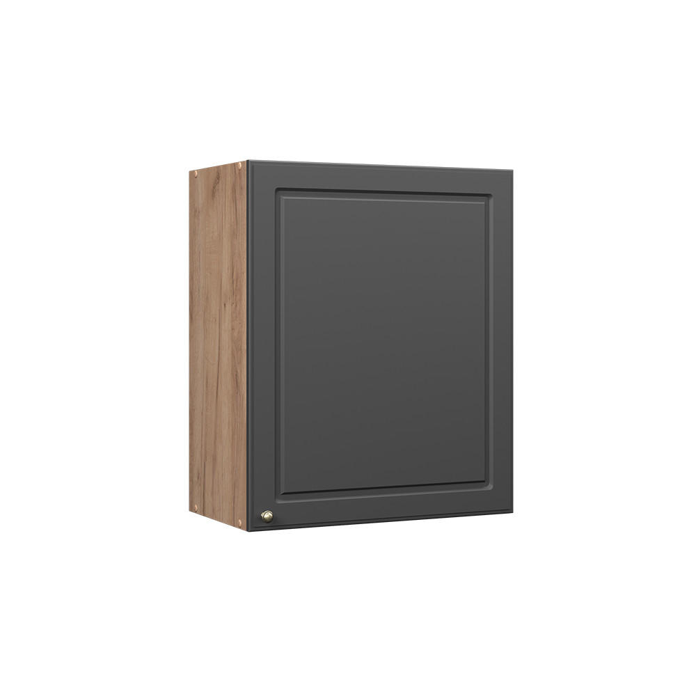 HÄNGESCHRANK Fame-Line, Anthrazit Landhaus, 60 cm - Eichefarben/Anthrazit, Holzwerkstoff (60/72/34.1cm) - Vicco