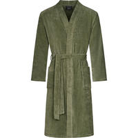 BADEMANTEL HERREN KIMONO CORD-OPTIK 6540 FIELD - 453 - Grün, Textil (XLnull) - Cawoe