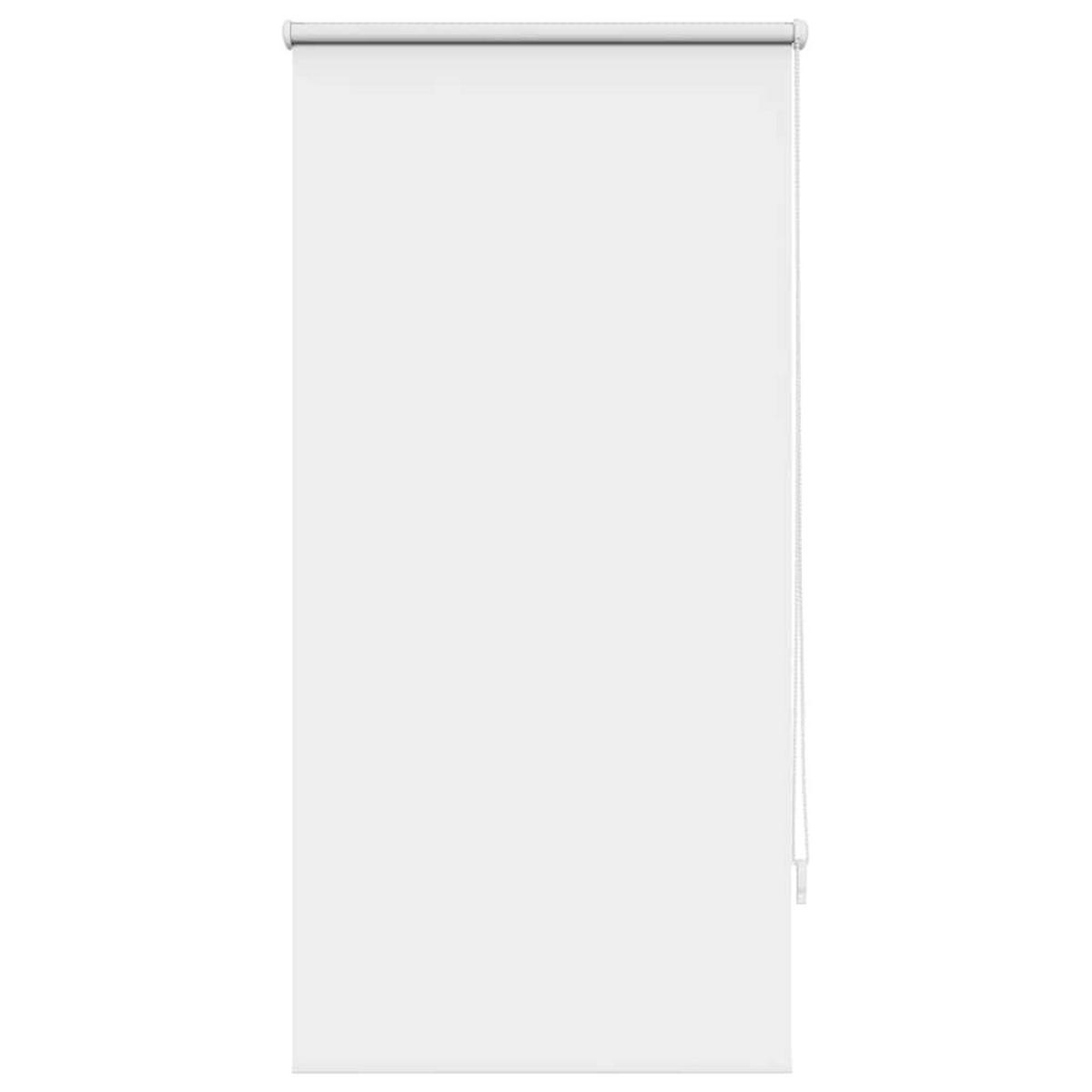 VERDUNKELUNGSROLLO 64,4/120 cm Stoffbreite 60 cm aus Polyester Weiß - Weiß, Textil (60/120cm) - vidaXL