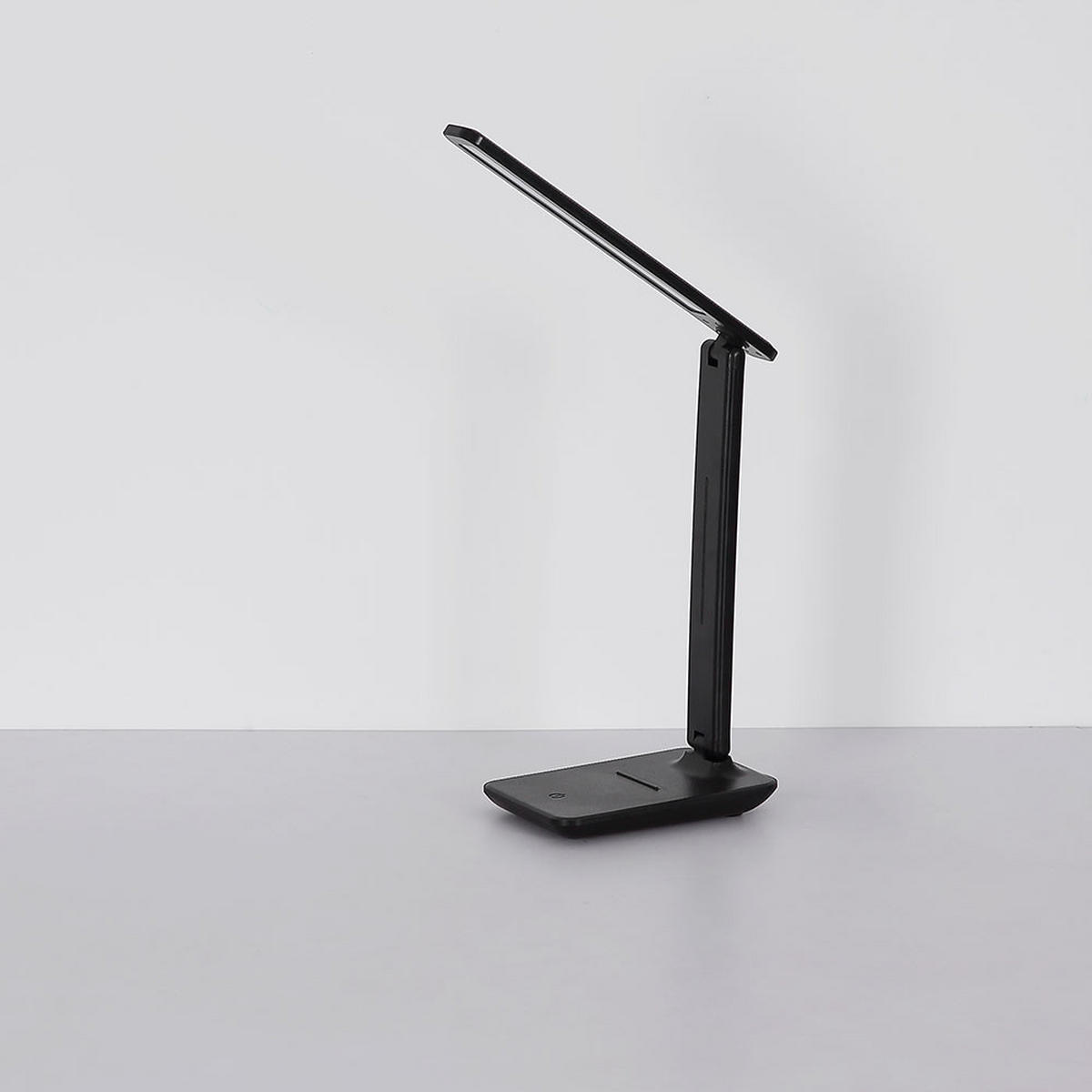 LED TISCHLEUCHTE Brighton Schwarz Kunstleder - Schwarz, Kunststoff (38/11.5/50cm) - Globo Lighting