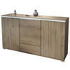 SIDEBOARD Faro Eiche Evoke - Eiche San Remo, Holzwerkstoff (138.5/75.5/35cm) - Vladon