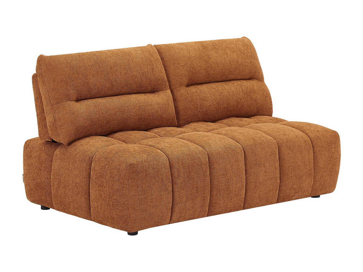 SOFA ohne Schlafmöglichkeit - 2 Personen - Stoff - Terracotta - Terracotta, Textil (170/93/123cm) - Vente-Unique