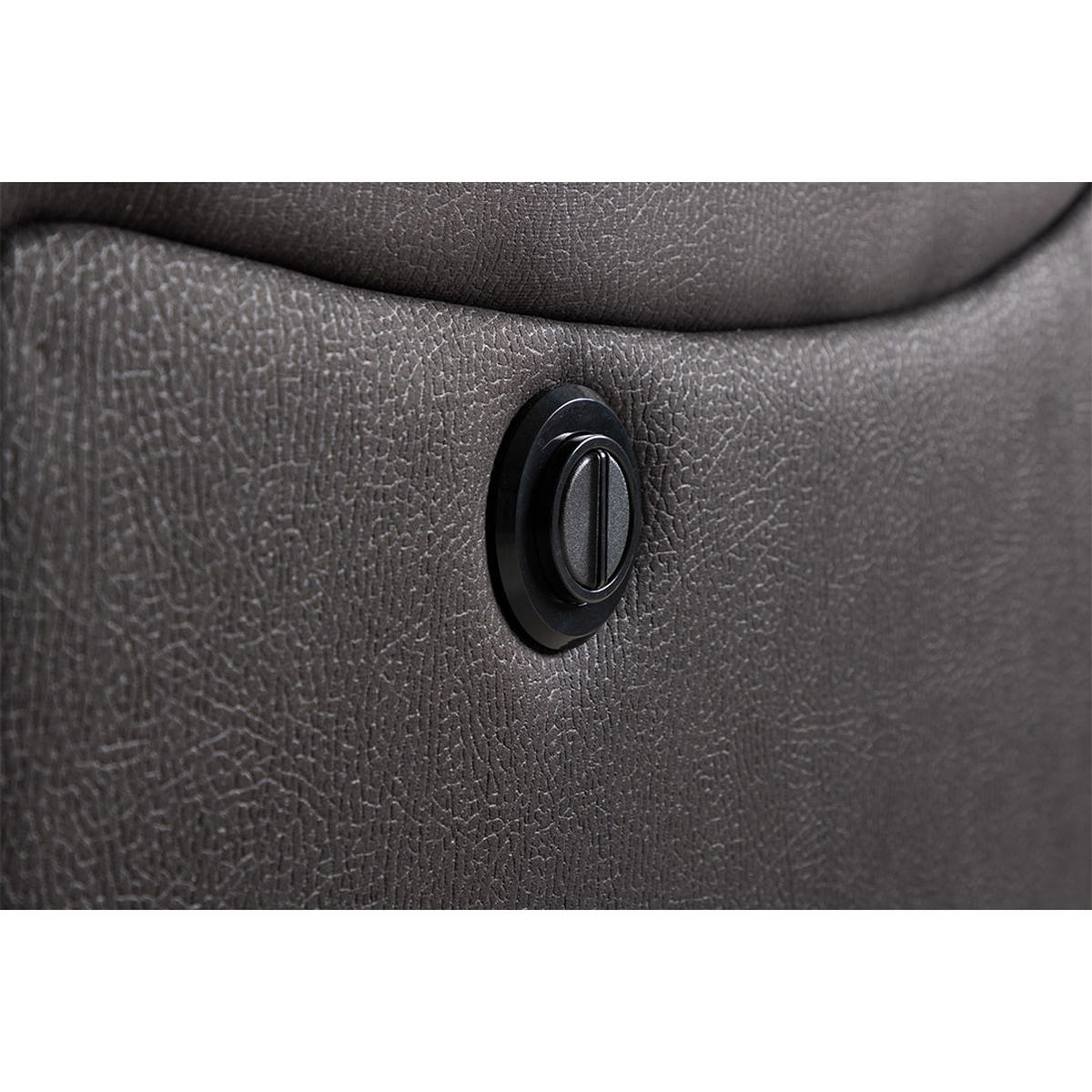 SOFA, Singapore, Schwarz, Kunstfell, 218 x 96 x 100 cm - Schwarz, Textil/Fell (218/100/96cm) - ebuy24