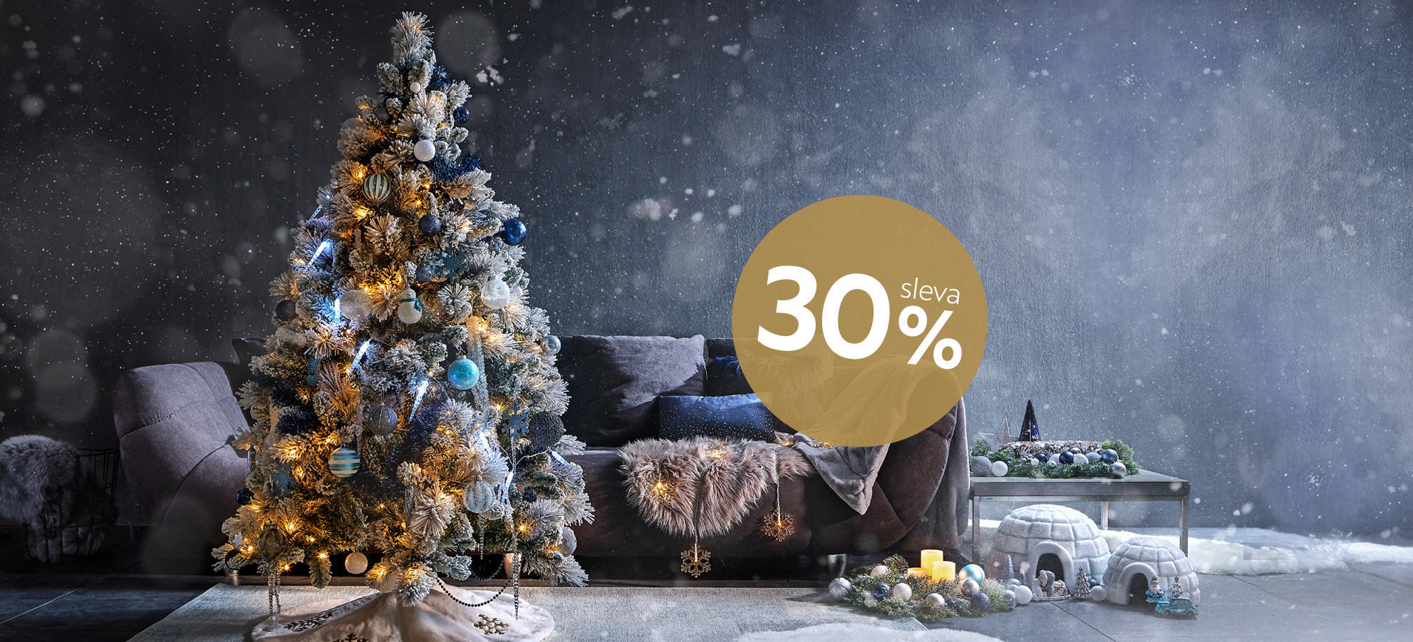 Sleva 30 % na produkty z vánočního trhu