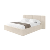 POLSTERBETT mit Bettkasten und Lattenrost, Bett mit Matratze H3/H4 - RIVO 120x200 Beige - Beige, Holzwerkstoff/Textil (120/200cm) - ALTDECOR