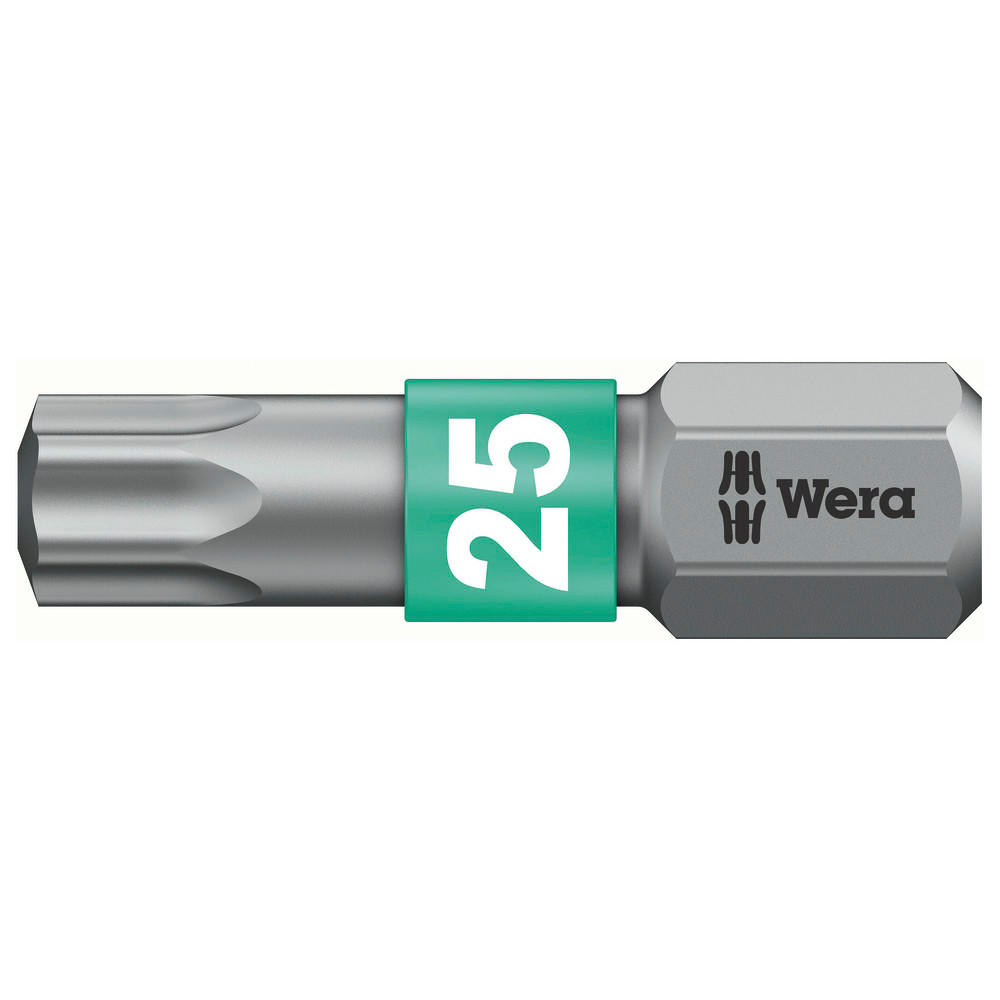 BIT 1/4" DIN3126 C6,3 T25 x 25 mm BiTorsion - Multicolor, Kunststoff (25/7/7cm) - Wera
