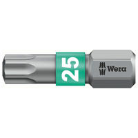 BIT 1/4" DIN3126 C6,3 T25 x 25 mm BiTorsion - Multicolor, Kunststoff (25/7/7cm) - Wera