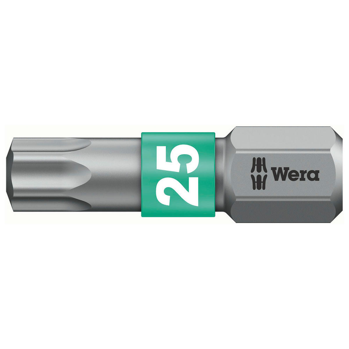 BIT 1/4" DIN3126 C6,3 T25 x 25 mm BiTorsion - Multicolor, Kunststoff (25/7/7cm) - Wera