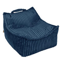 SITZSACK für Kinder, Eckig, Churros, Nachtsblau - Brombeere, Textil (60/5/70cm) - MeowBaby