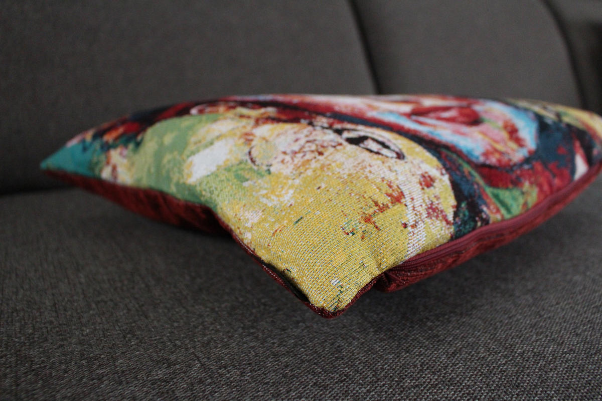 KISSENHÜLLE STARS - Gelb/Multicolor, Textil (45/45cm) - Yve! decoration