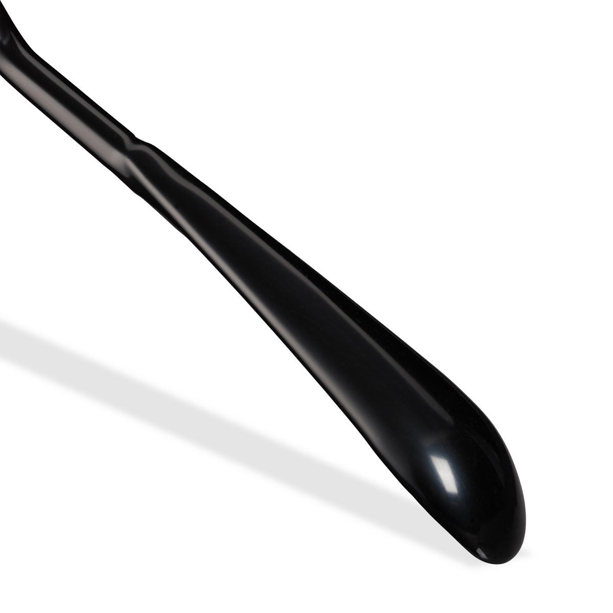 VEŠIAK na saka - čierna, kov/plast (41.5/22/3cm) - Relaxdays