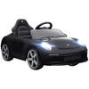 KINDER-ELEKTROAUTO 12V mit 2,4 GHz Fernbedienung, Softstart, Federungssystem - Schwarz, Kunststoff (108/65.5/47cm) - AIYAPLAY
