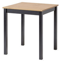 ESSTISCH Massivholz 68/68/75 cm - Schwarz, Holz (68/68/75cm) - hagge home