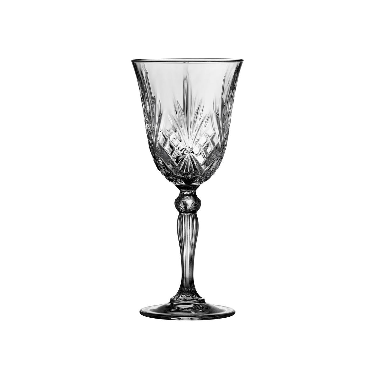 ROTWEINGLAS Melodia 4er Set, Kristallglas, Klar, 270 ml - Transparent, Glas (0.27L) - Lyngby Glas