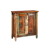 KOMMODE Altholz 80x42x88 mehrfarbig lackiert FABLE #02 - Multicolor, Holz (80/88/42cm) - Massivmoebel24