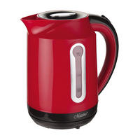 WASSERKOCHER ELEKTRISCH Rot 15/15/21 cm MR041RED - Rot, Metall (15/21/15cm) - Maestro 