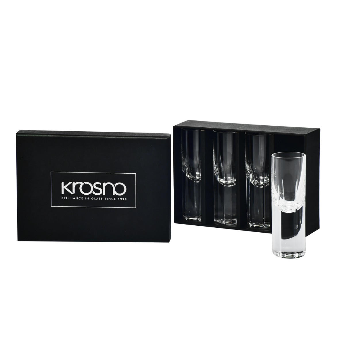 SCHNAPSGLÄSER GOTHIC KLAR, 4ER-SET, 30 ML - Transparent, Glas (0.03L) - Krosno Glass