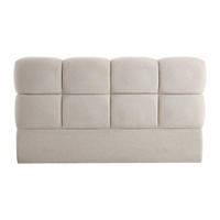KOPFTEIL 140 cm - Strukturstoff - Beige - DAMADO - Beige, Textil (150/94/18cm) - Pascal Morabito
