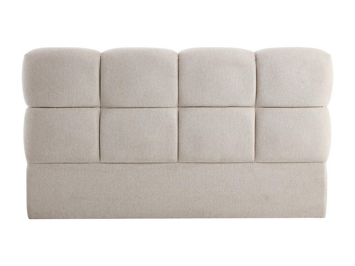 KOPFTEIL 140 cm - Strukturstoff - Beige - DAMADO - Beige, Textil (150/94/18cm) - Pascal Morabito