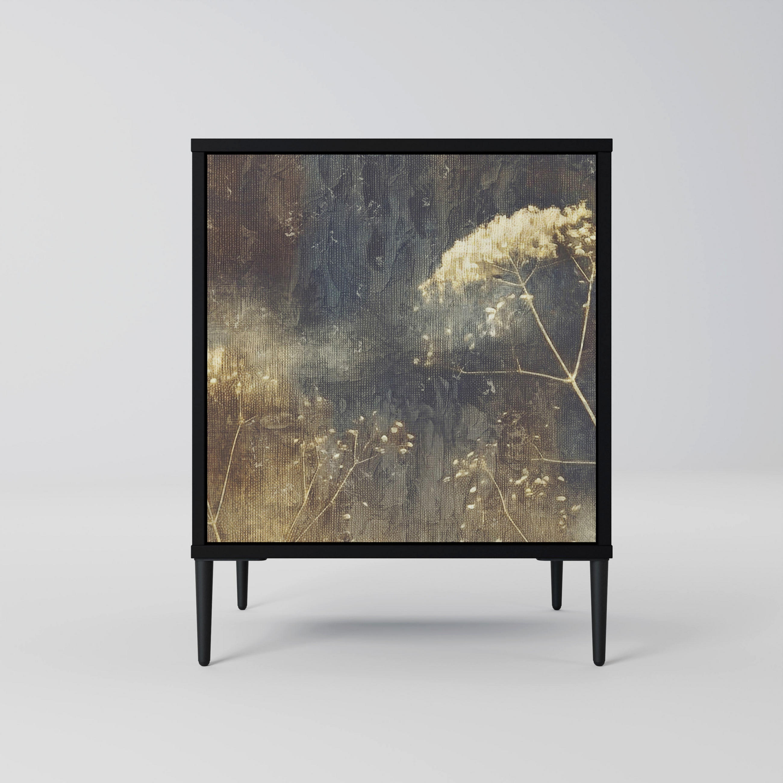 SpaceRebels Sideboard Schwarz 57.5x72.5x42 cm