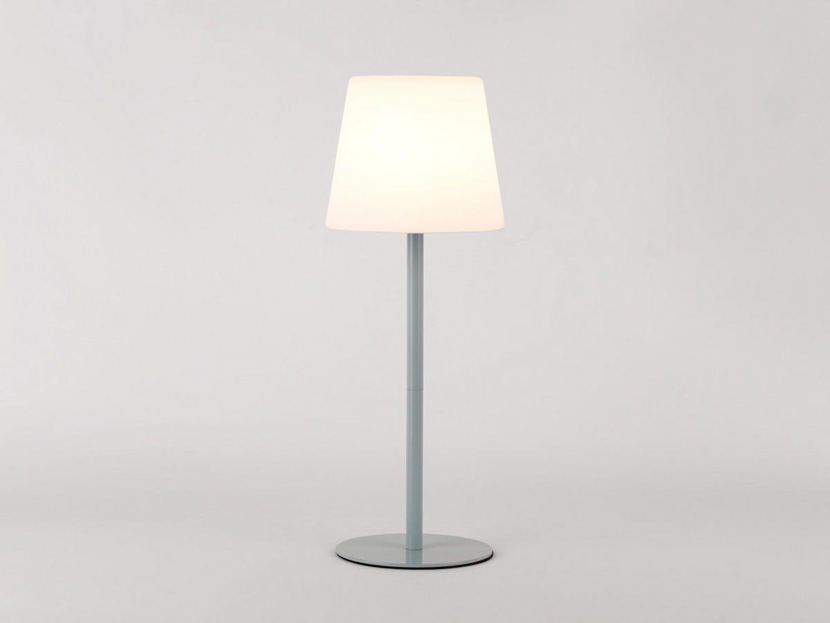 TISCHLAMPE Outdoors 15/15/40 cm - Blau, Kunststoff (15/15/40cm) - Leitmotiv