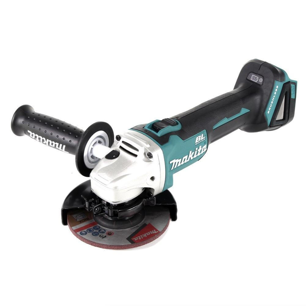 MAKITA DGA 504 Z Akku Winkelschleifer 18V 125mm Brushless Solo - ohne Akku, ohne Ladegerät - Multicolor, Kunststoff (31/140/10cm) - Makita