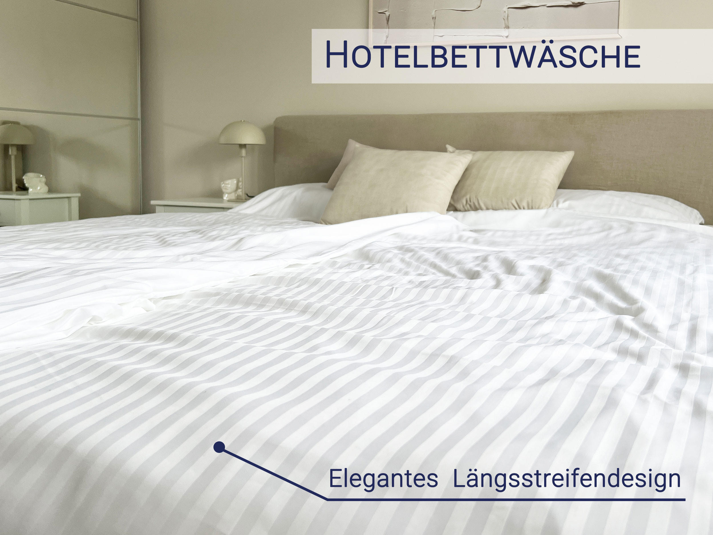 BETTWÄSCHE, 80x80 + 140x200 cm, 100% Baumwolle, Weiß - Weiß, Textil (140/200cm) - Zollner