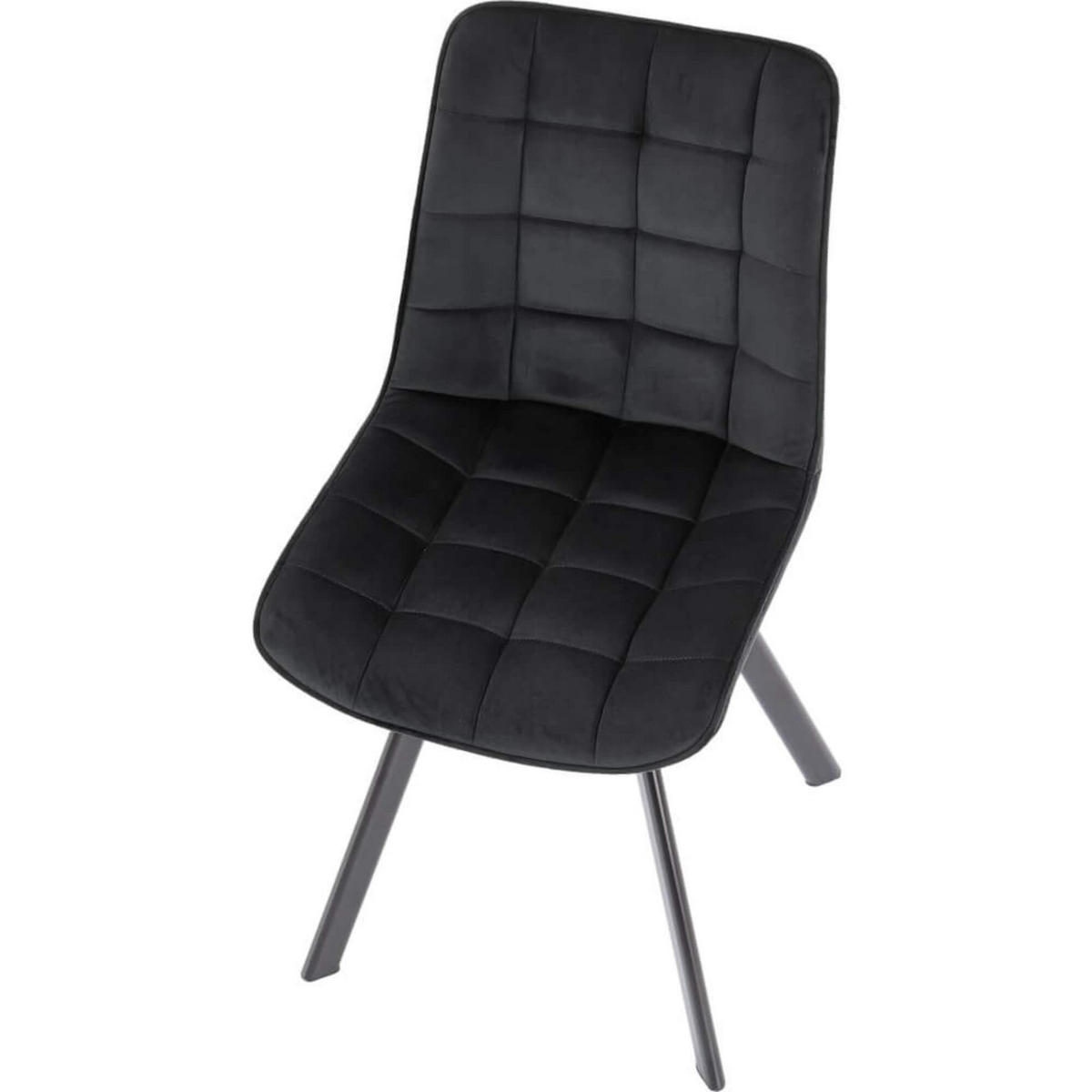 STUHL MODI K332 - Schwarz, Holzwerkstoff/Metall (46/84/61cm) - Meblini