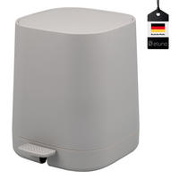 KOSMETIKEIMER VALONA, Kunststoff, taupe - Taupe, Kunststoff (24/25.5/21cm) - eluno