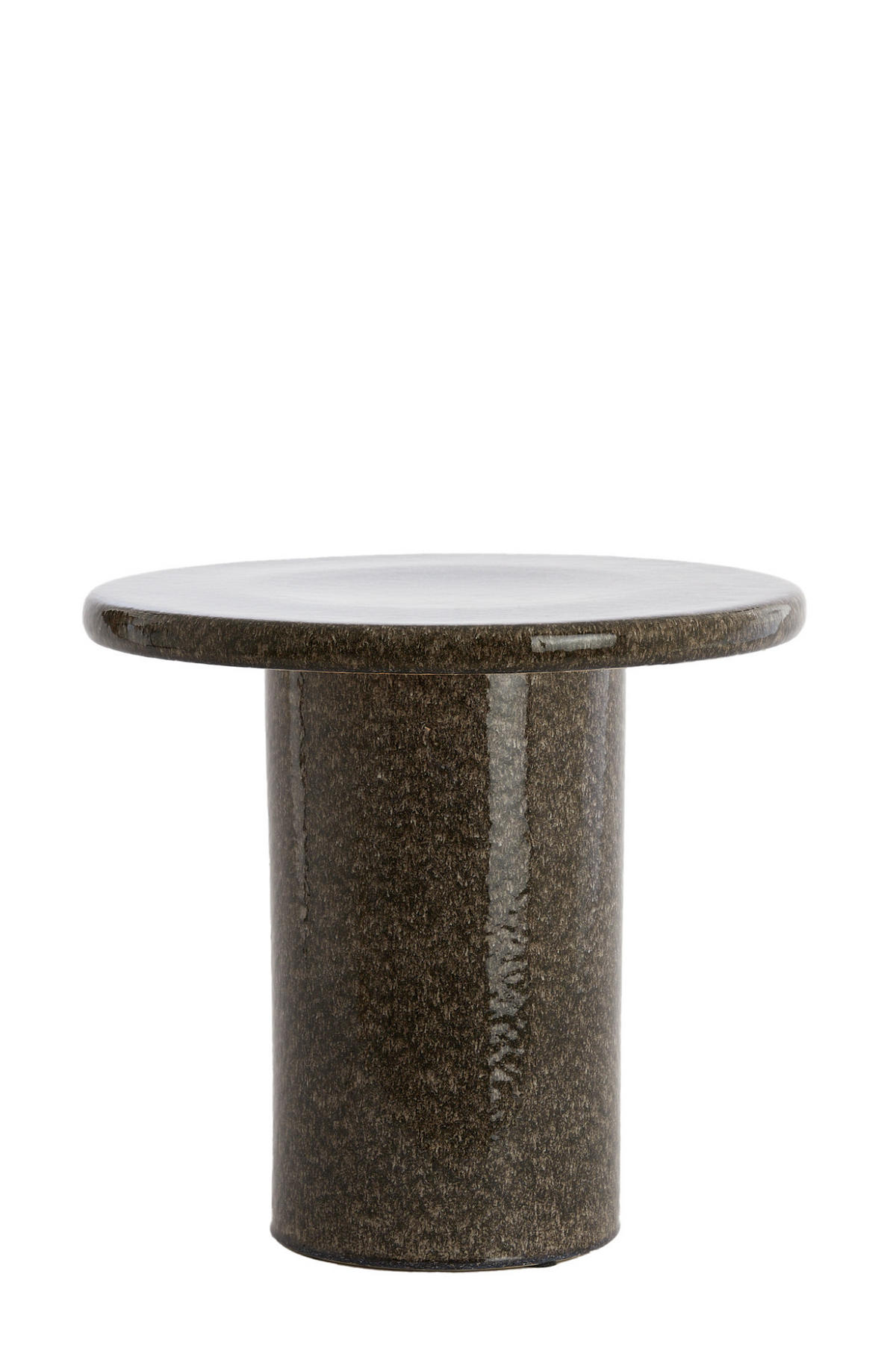 BEISTELLTISCH Tudo Braun Ø40,5/35,5 cm - Braun, Keramik (40.5/40.5/35.5cm) - Light & Living