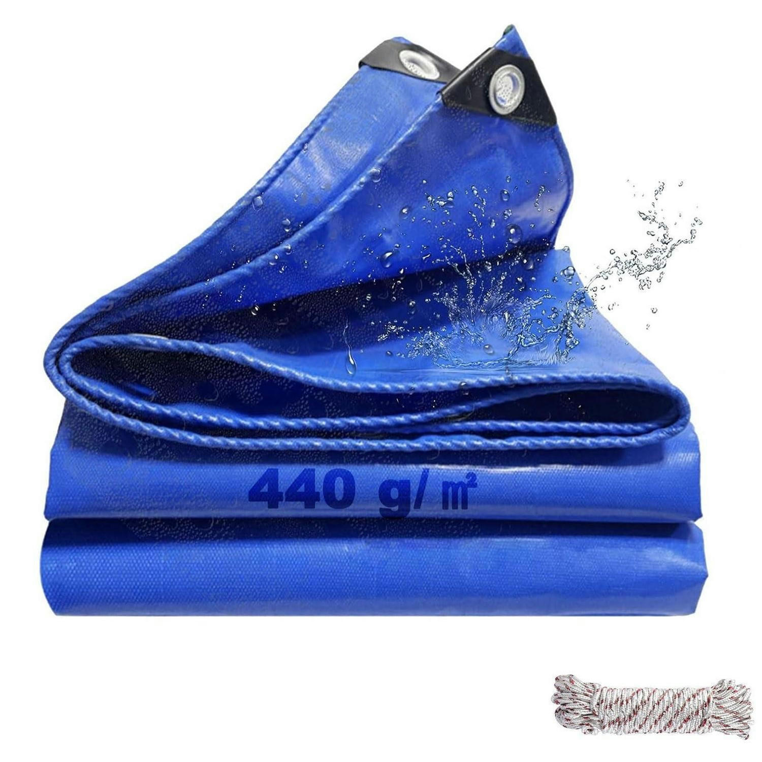 ABDECKPLANE 2 x 3 m Blau 440 g/m² - Blau, Kunststoff (300/200/1cm)
