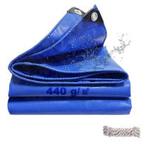 ABDECKPLANE 2 x 3 m Blau 440 g/m² - Blau, Kunststoff (300/200/1cm)
