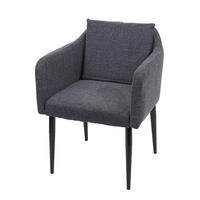 ESSZIMMERSTUHL Anthrazit - Dunkelgrau/Anthrazit, Textil (60/86/65cm) - Jamb