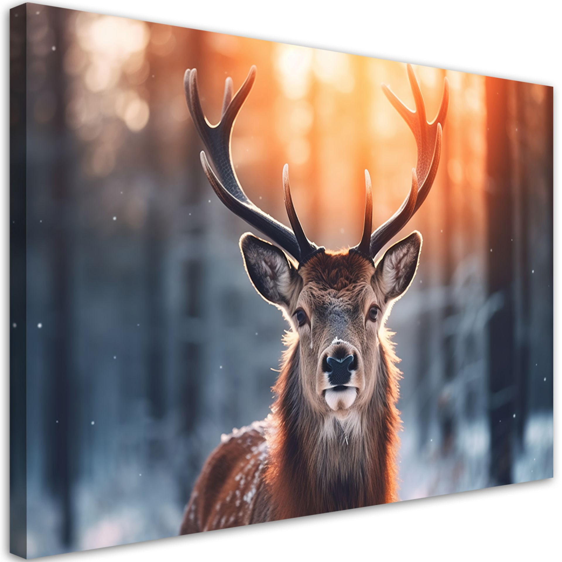 Kunstloft Kunstdruck Braun 120x80 cm